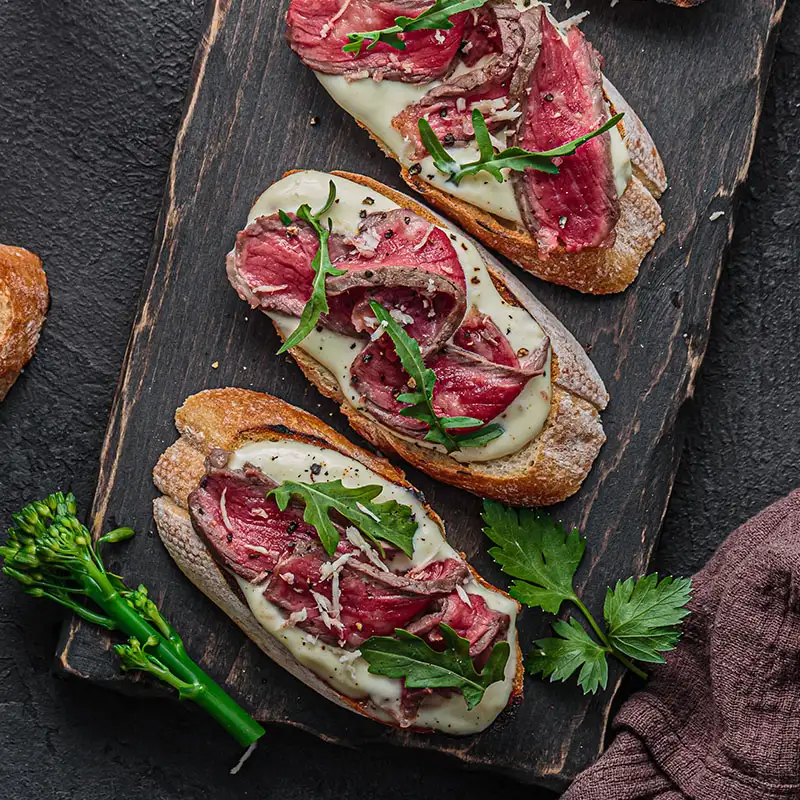 Bruschetta kebab